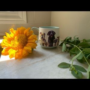 Sky Blue Dog Mug